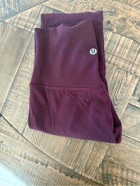 lululemon athletica  Align Burgundy Leggings